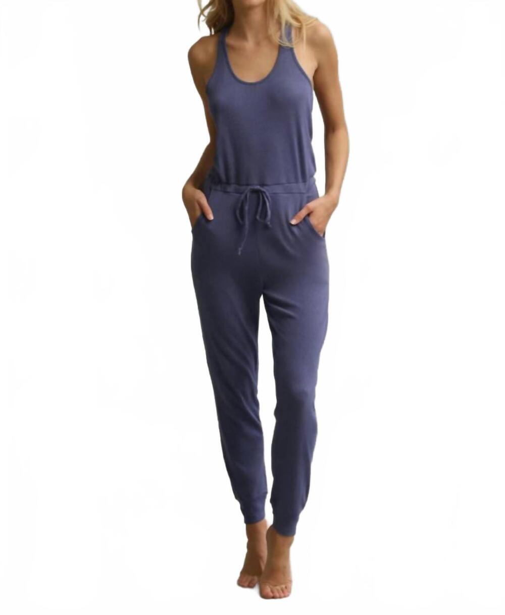 NEW COMMANDO luxury rib jumpsuit romper in nightshadow